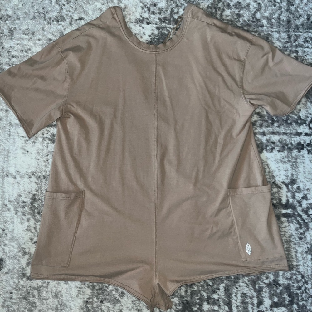 Free People Movement Hot Shot Tee Romper